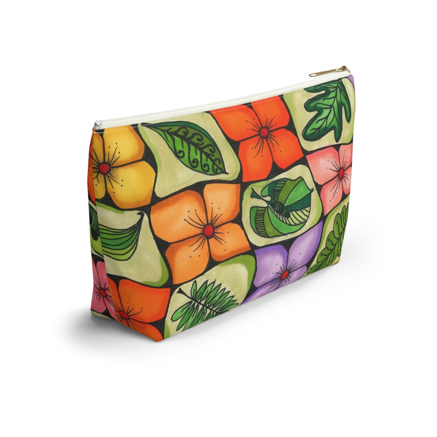 All-Over Flower Acessory Pouch