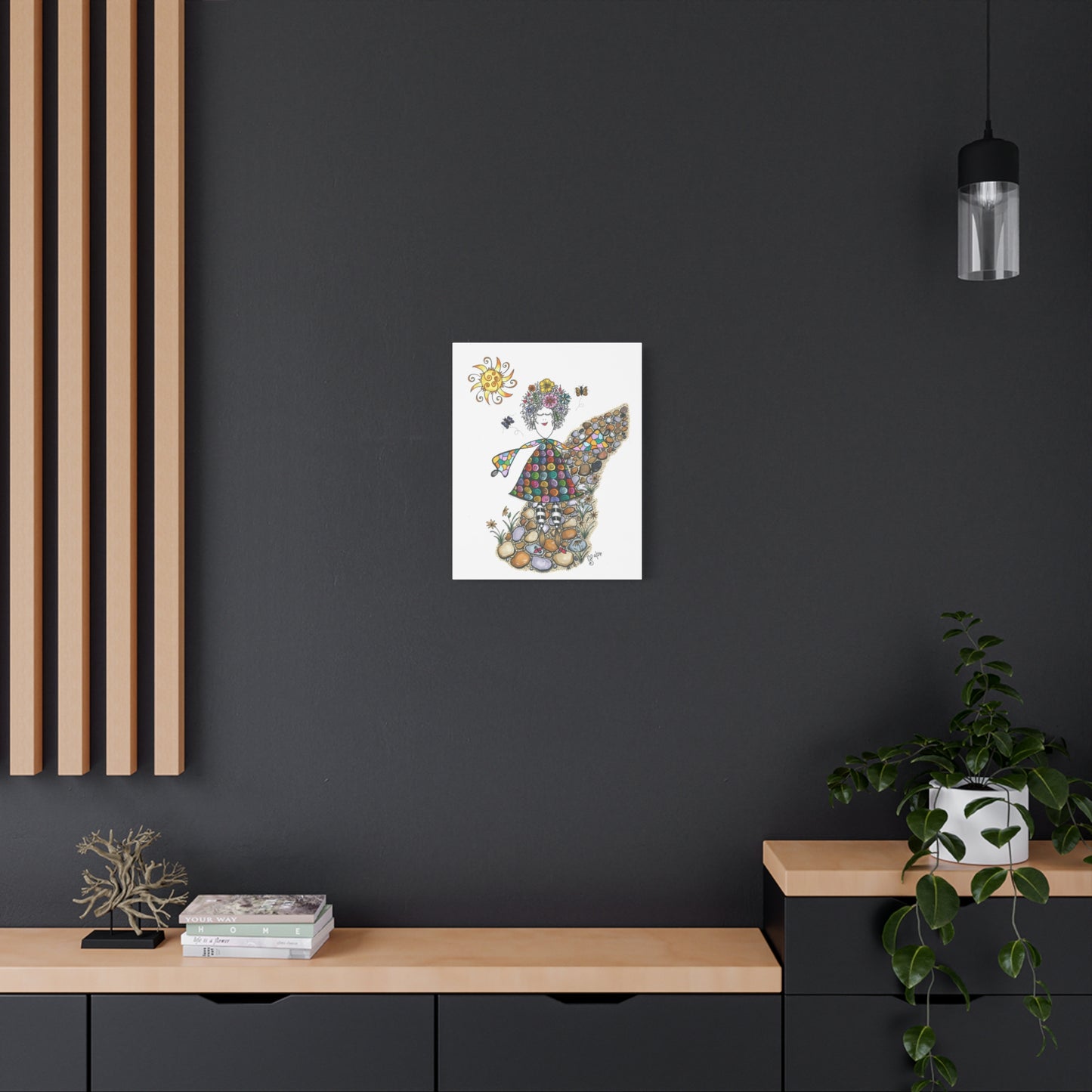 Life's Path Matte Canvas Print