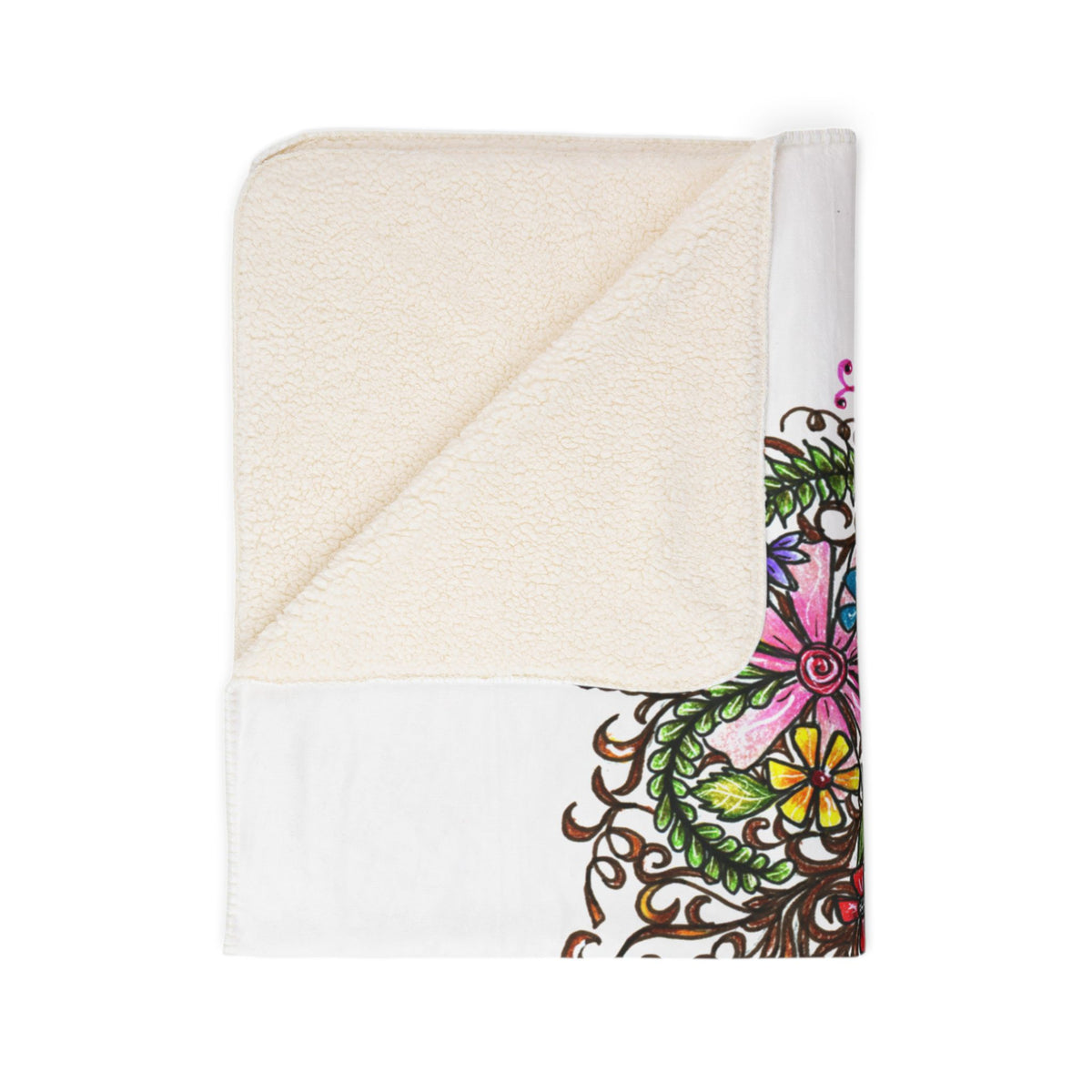 Free To Be Me! Fleece Sherpa Blanket