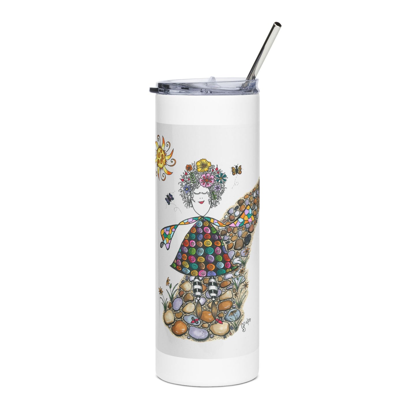 A Beautiful Day Stainless Steel Tumbler, 20oz