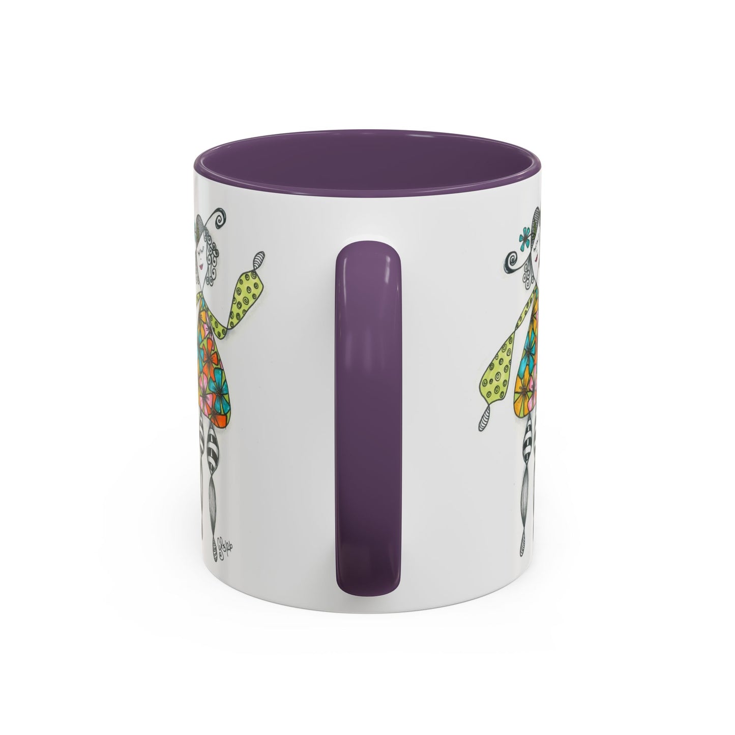 Carefree and Fancy Coffee Mug (11, 15oz)