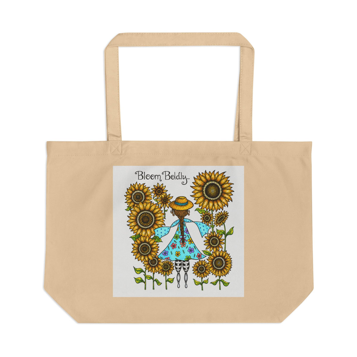 Bloom Boldly Large Eco Market Tote