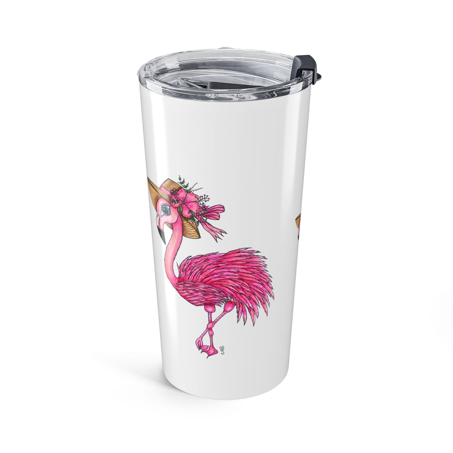 Francine the Flamingo Tumbler 20oz