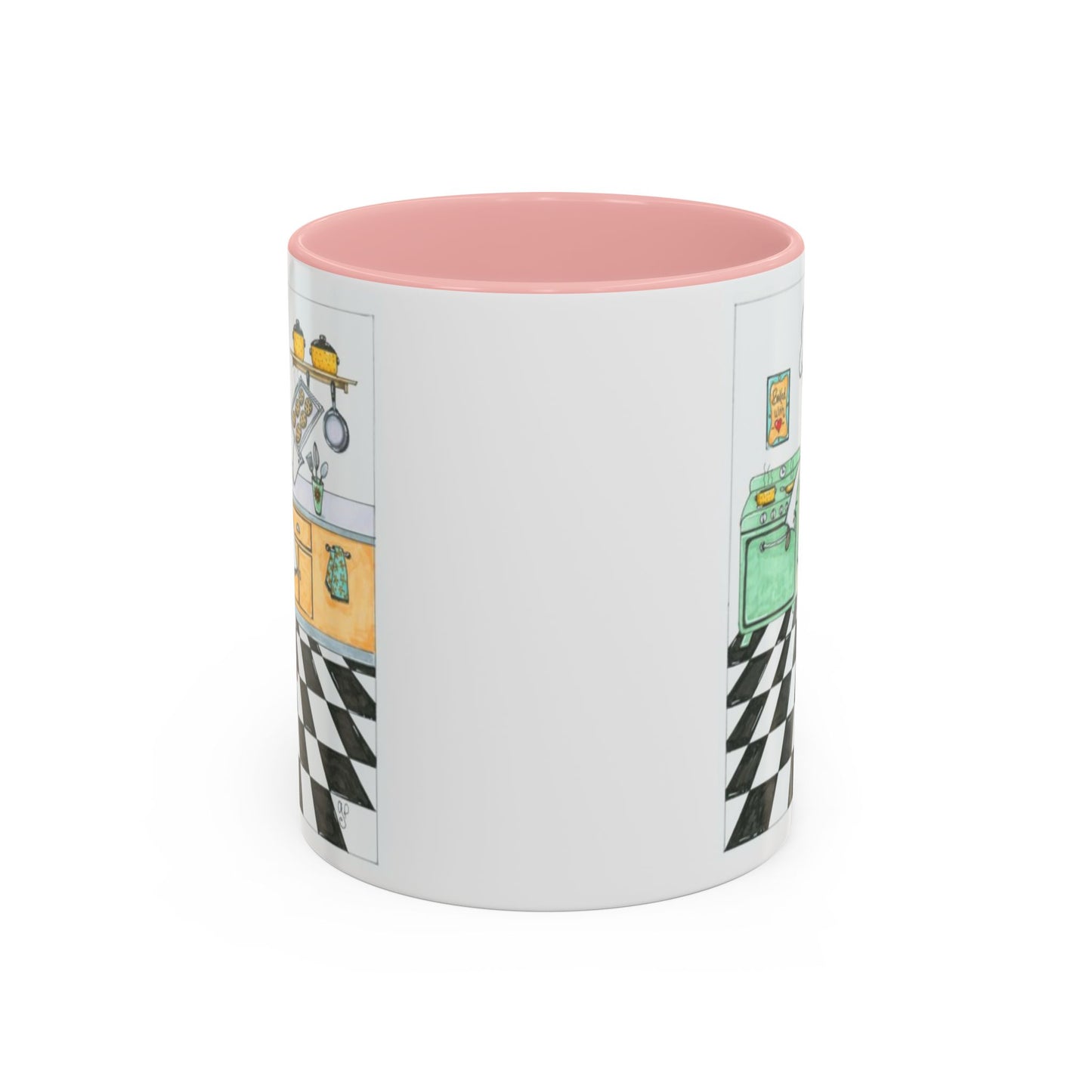 She Bakes! Accent Coffee Mug (11, 15oz)
