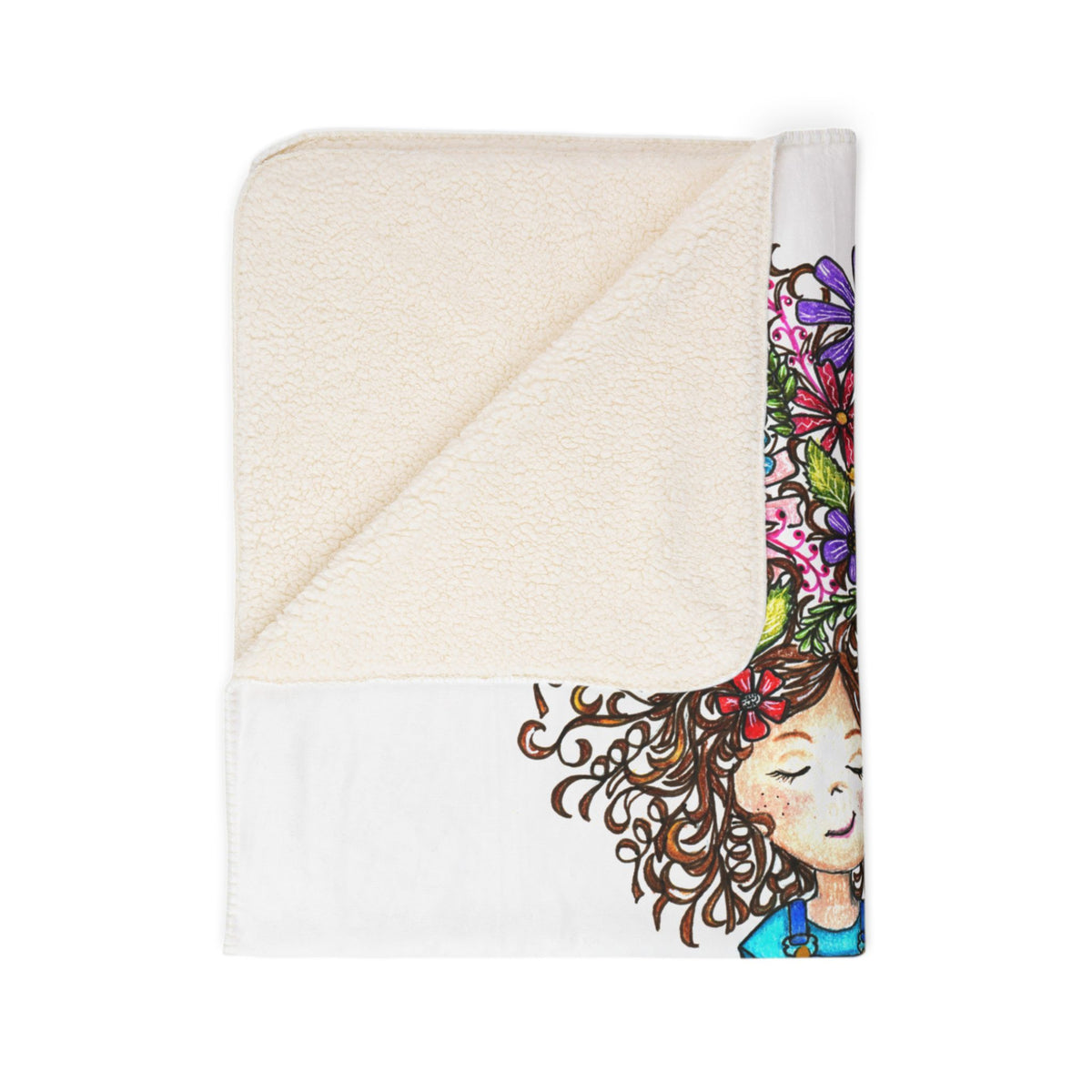 Free To Be Me! Fleece Sherpa Blanket