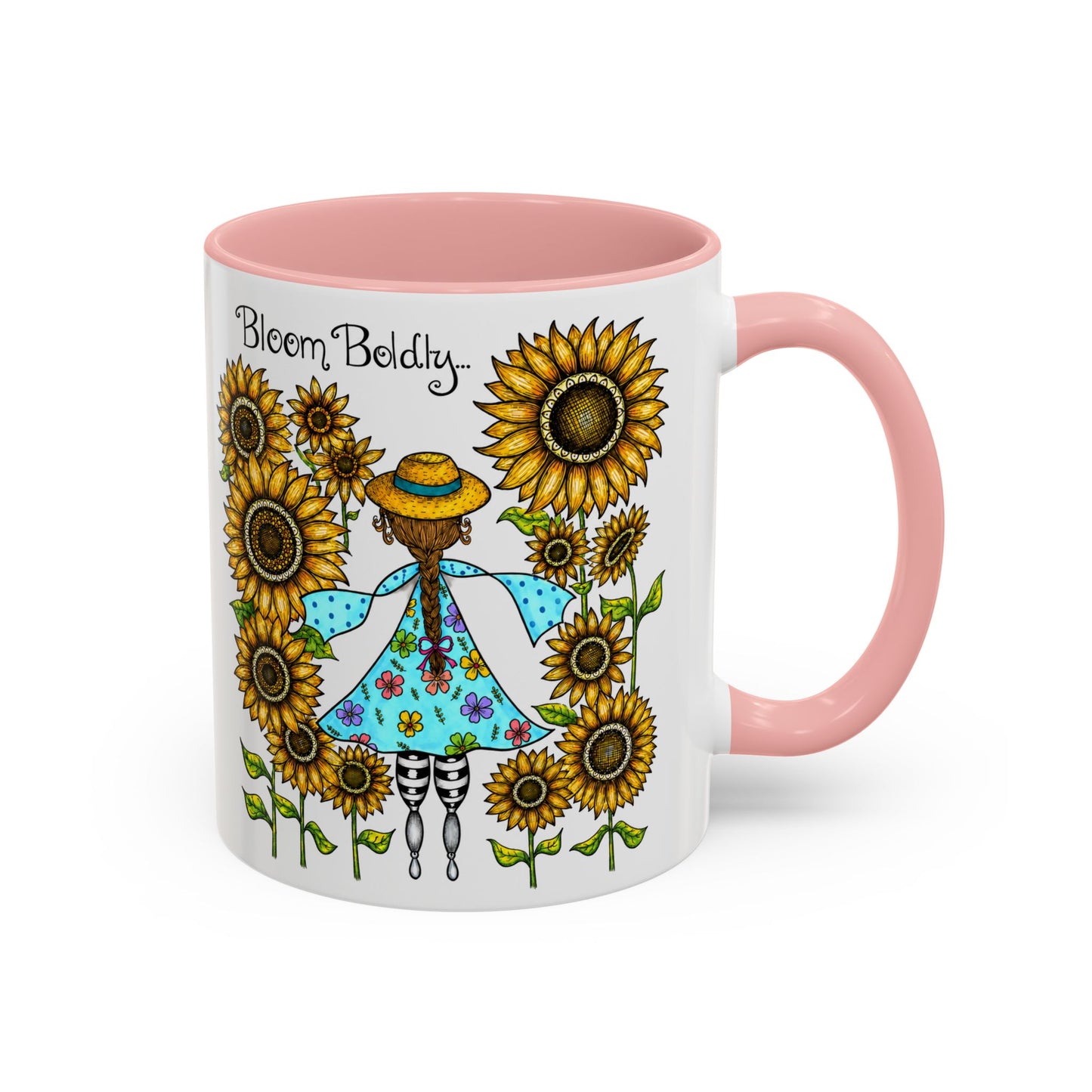 Bloom Boldly Accent Coffee Mug (11, 15oz)