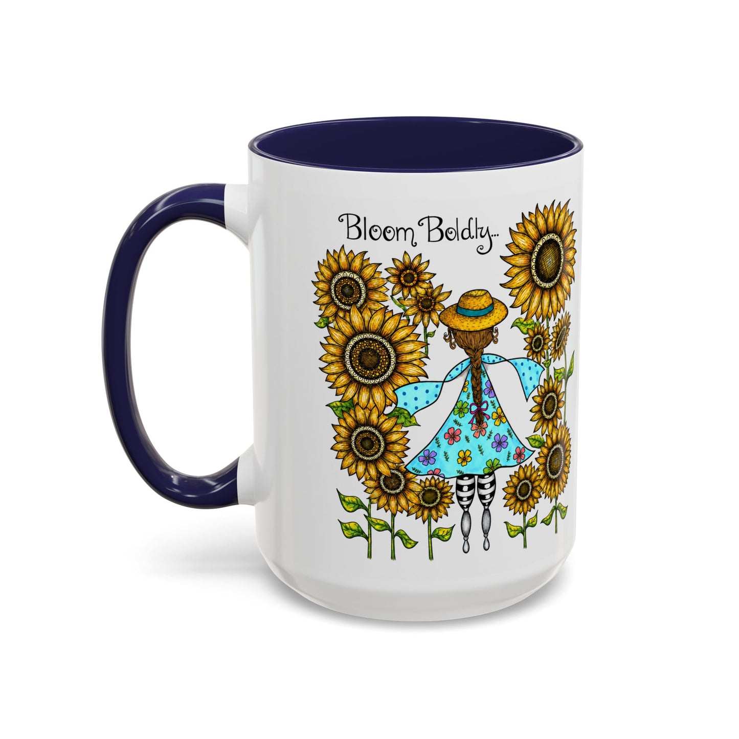 Bloom Boldly Accent Coffee Mug (11, 15oz)