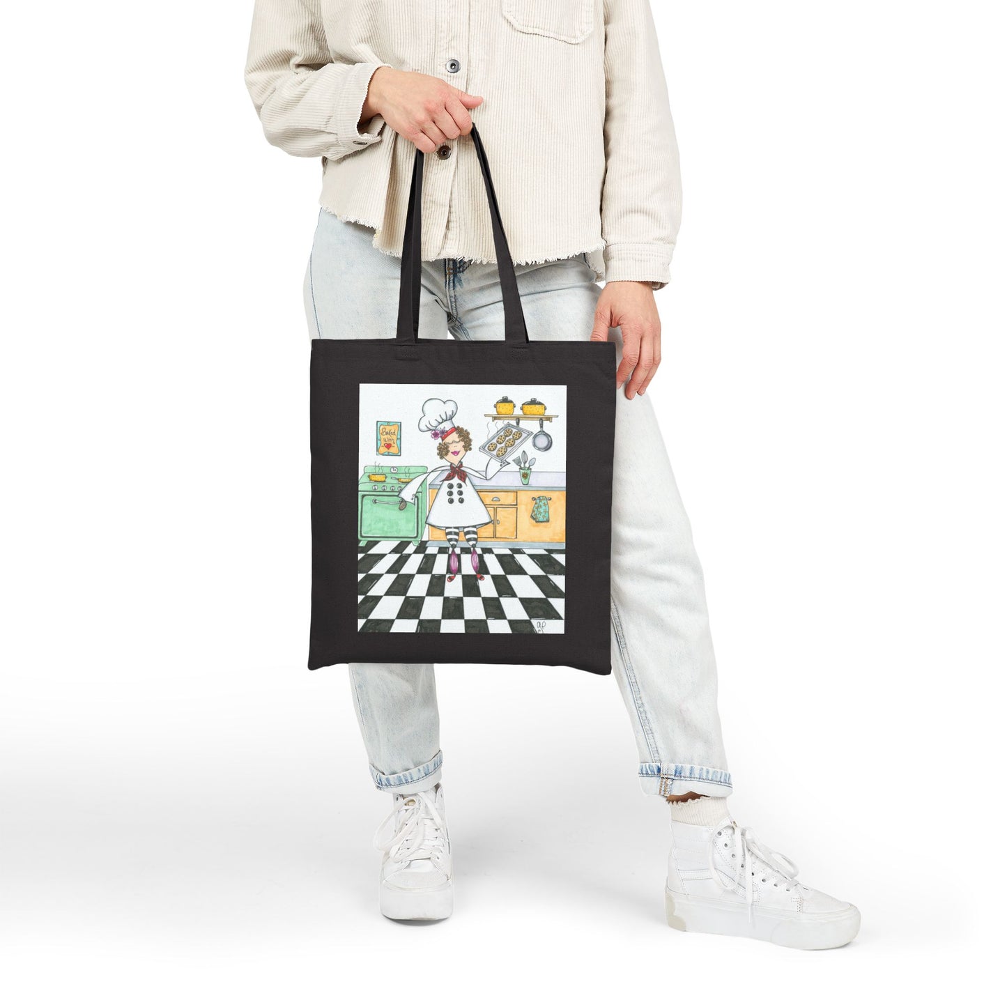 The Cookie Baker Cotton Canvas Tote Bag