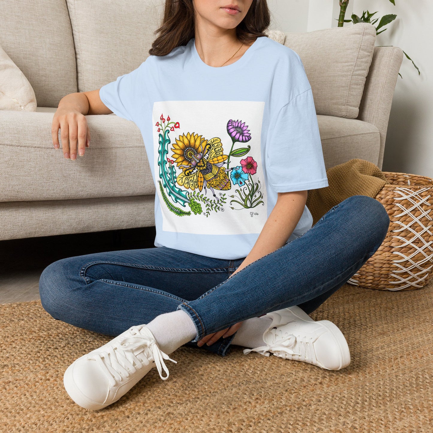 Boho Bumblebee Softstyle T-Shirt