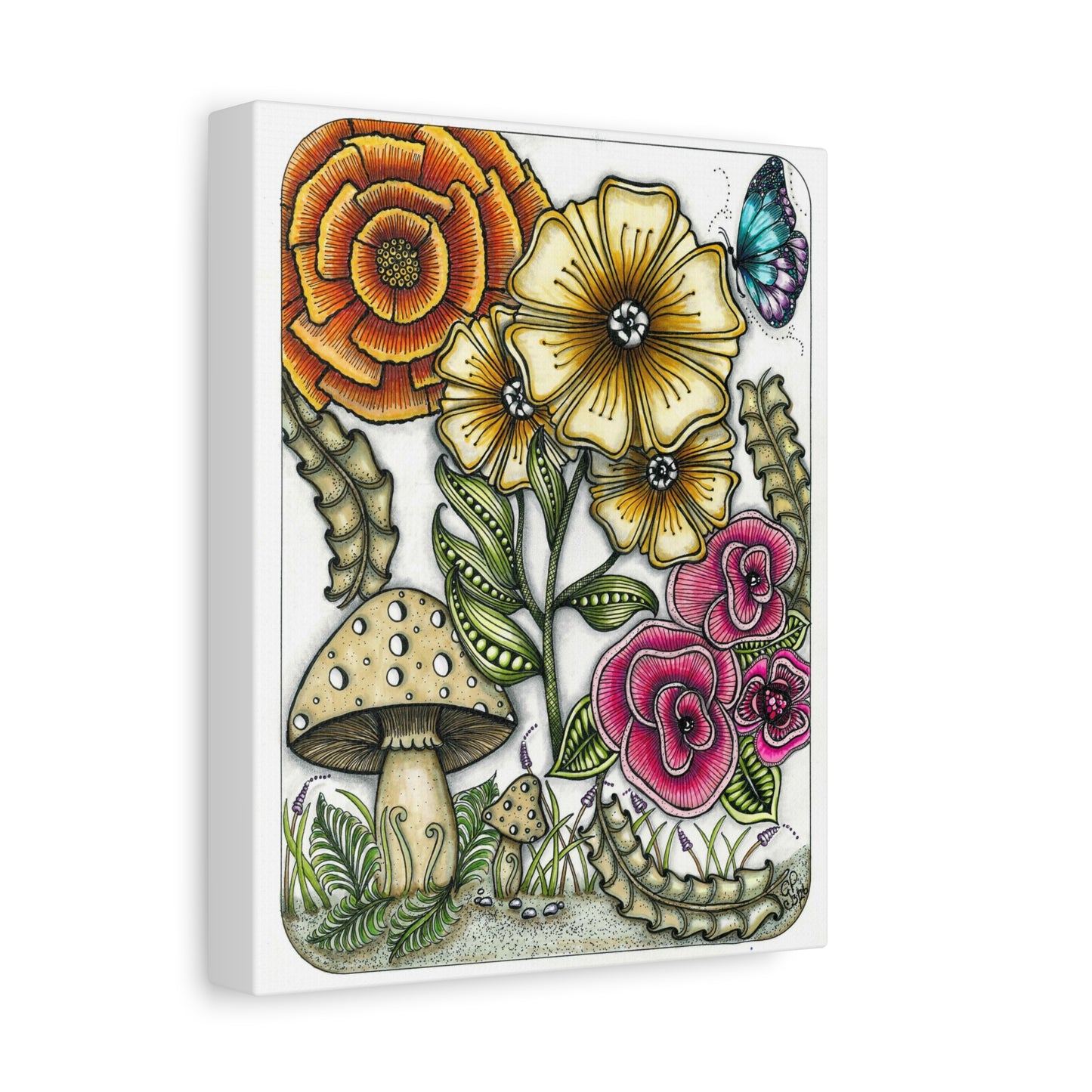 Wild Flowers Matte Canvas