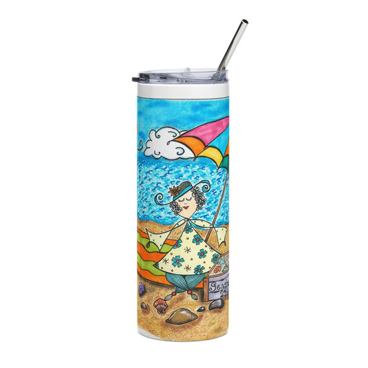 Happy Place Stainless Steel Tumbler, 20oz