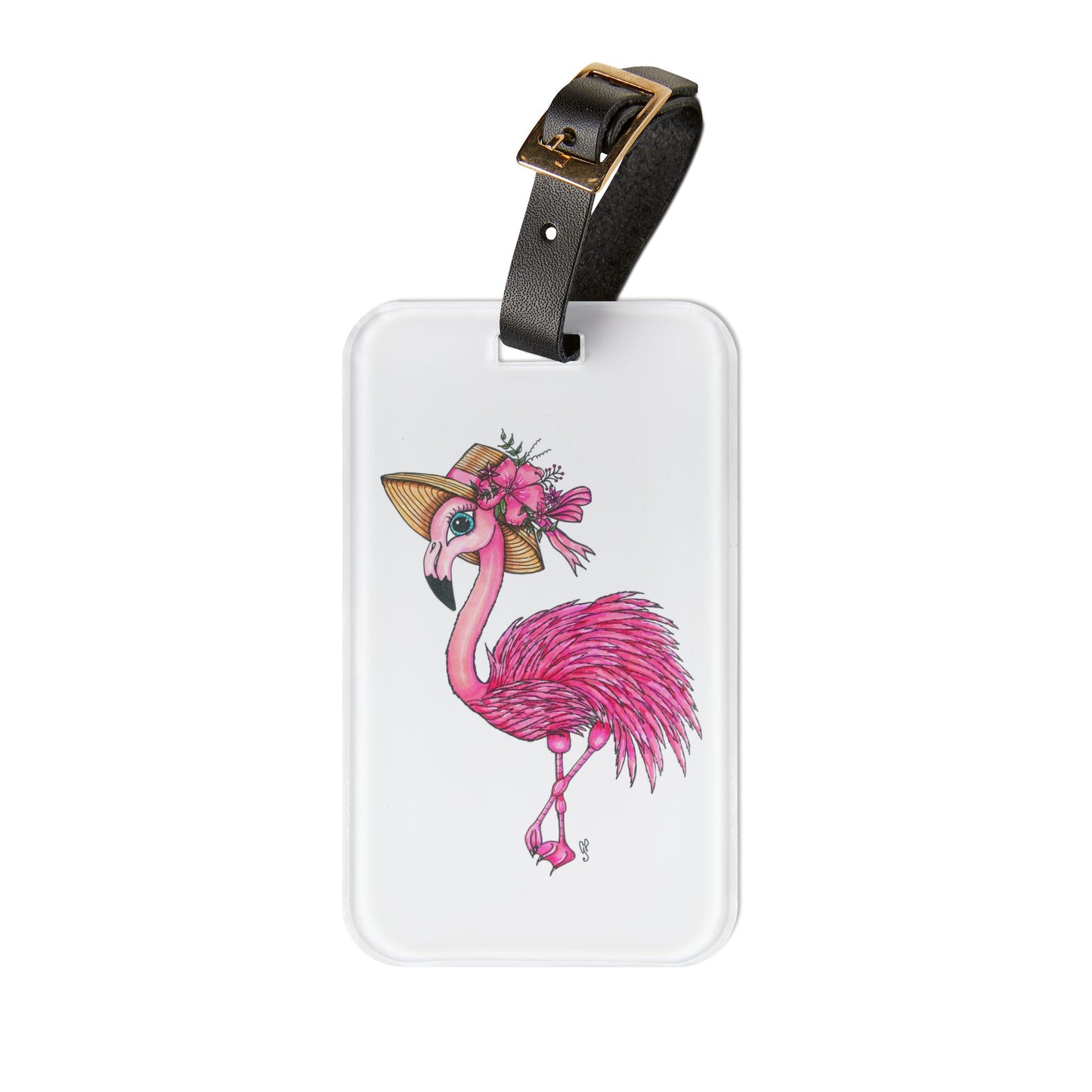 Flamingo Luggage Tag