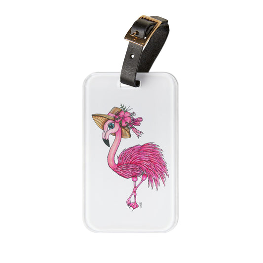Flamingo Luggage Tag