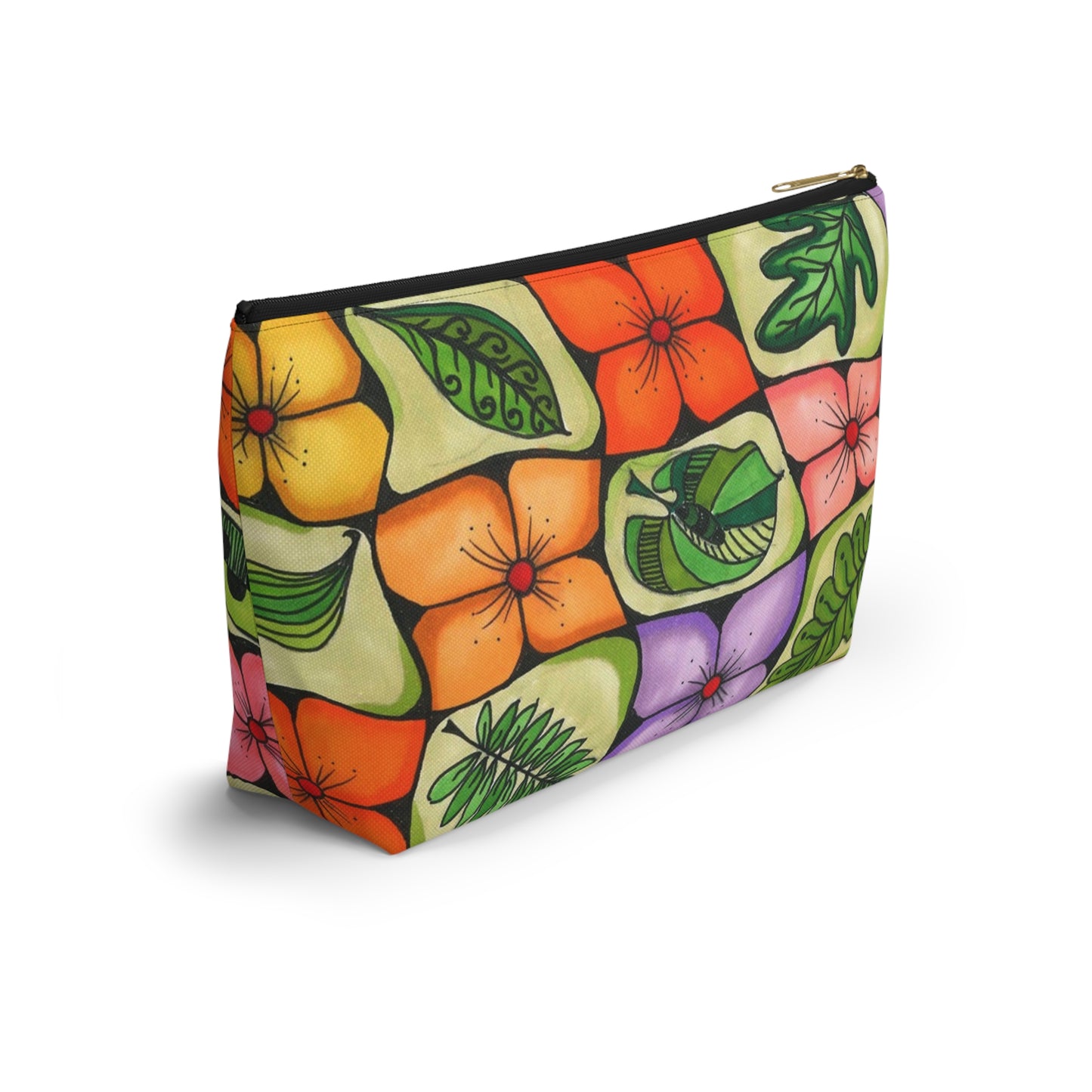 All-Over Flower Acessory Pouch