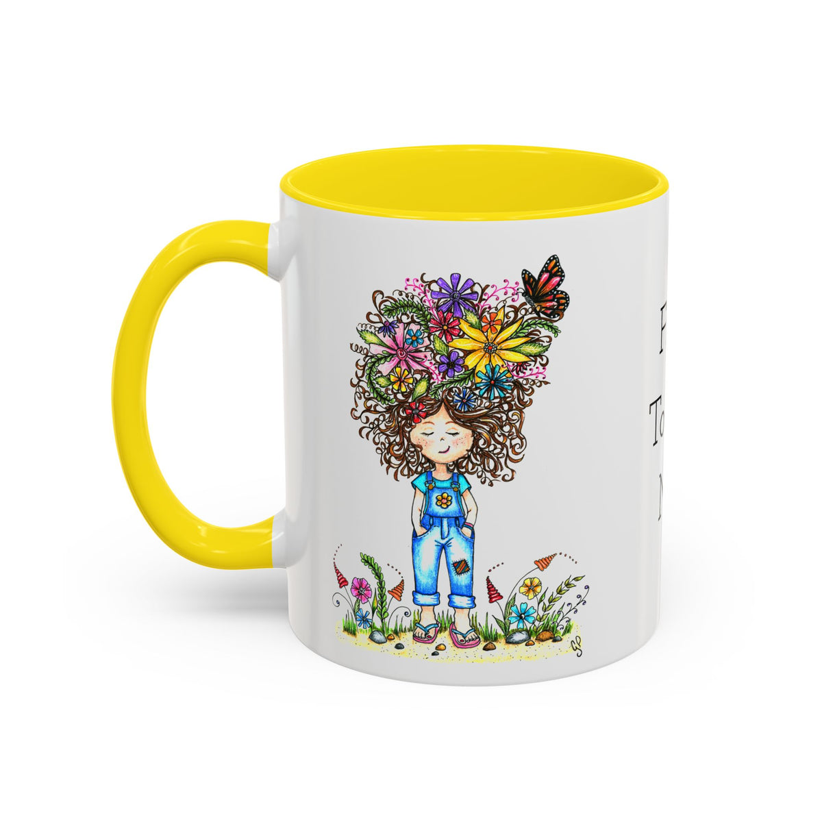 Free To Be Me! Accent Coffee Mug (11, 15oz)