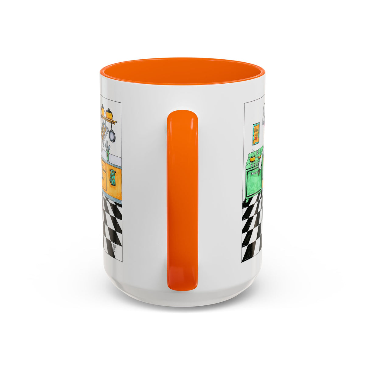 She Bakes! Accent Coffee Mug (11, 15oz)