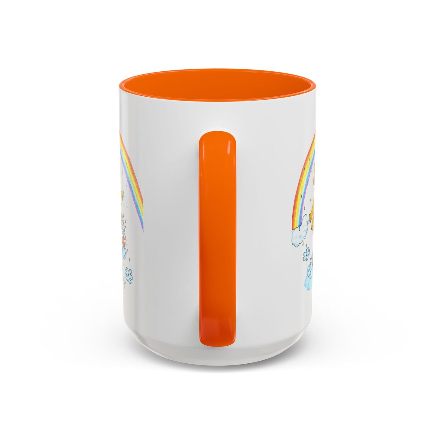 Dancing In The Rain Accent Coffee Mug (11, 15oz)