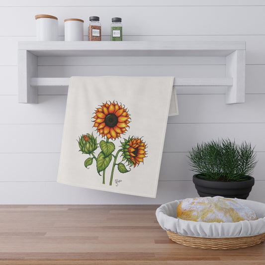 Something About Sunflowers Tea Towels (cotton, poly)