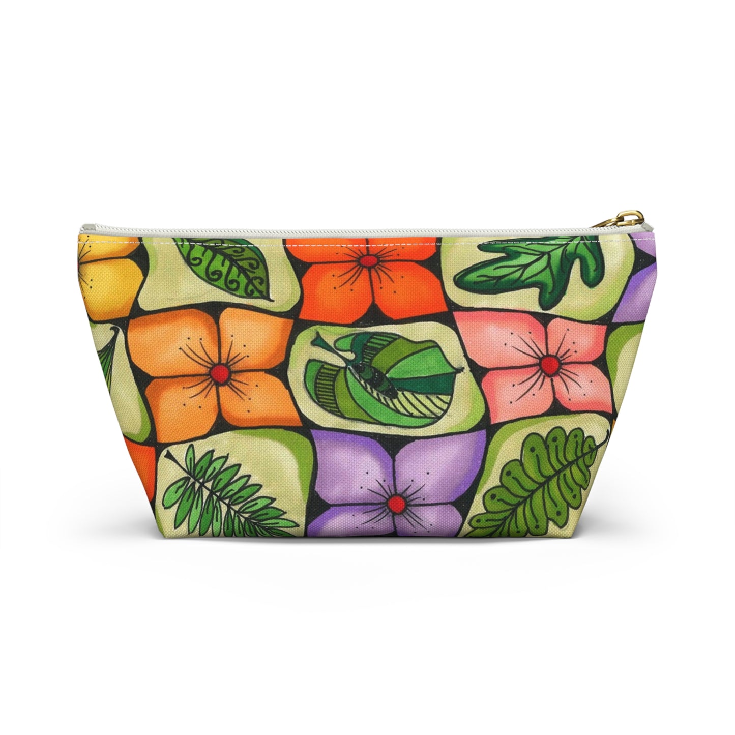 All-Over Flower Acessory Pouch