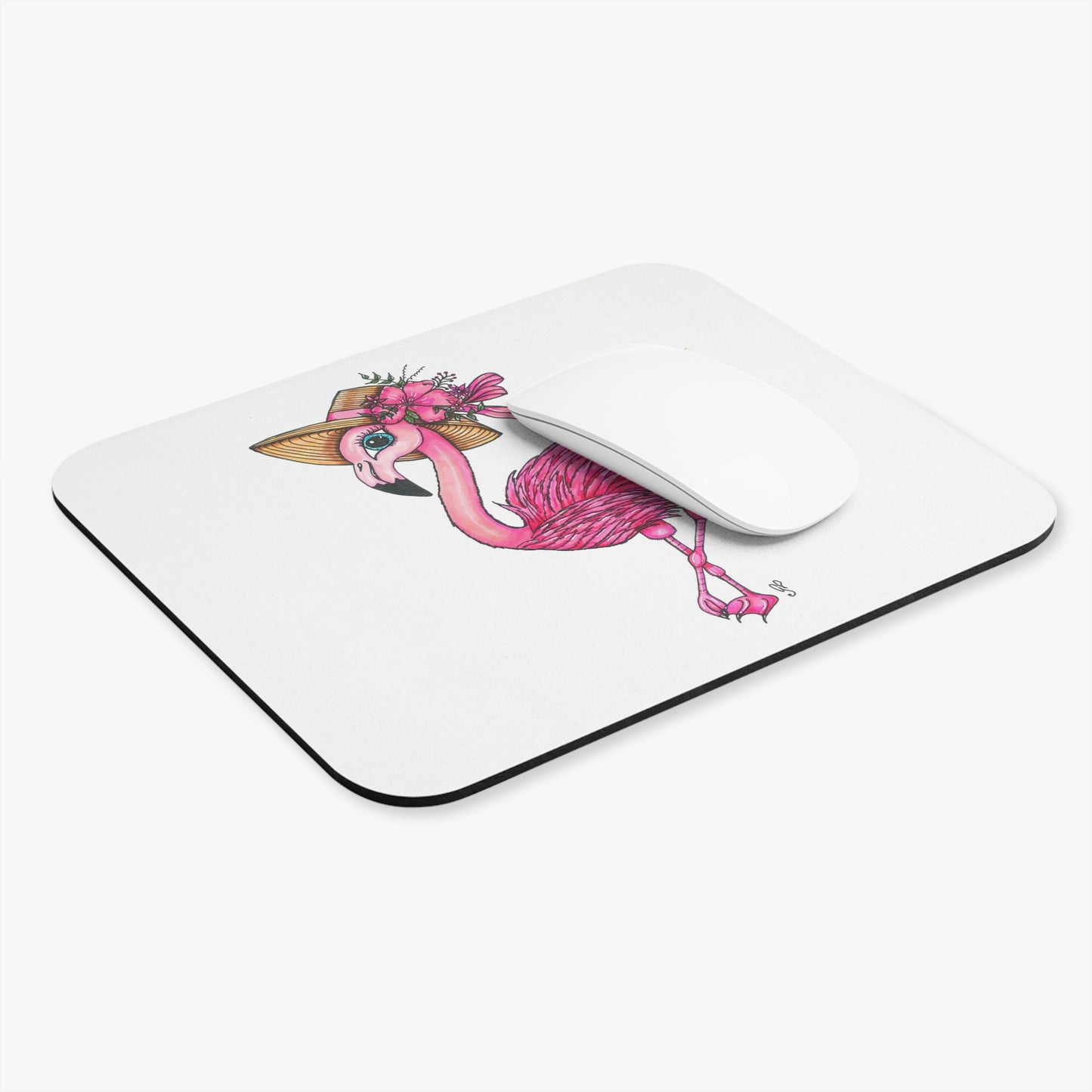 Flamingo Mouse Pad (Rectangle)