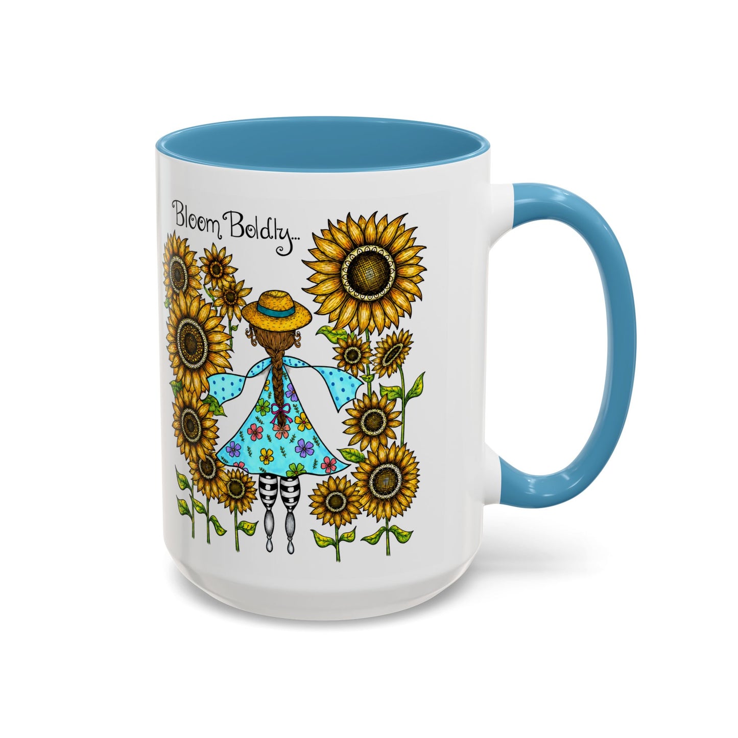 Bloom Boldly Accent Coffee Mug (11, 15oz)