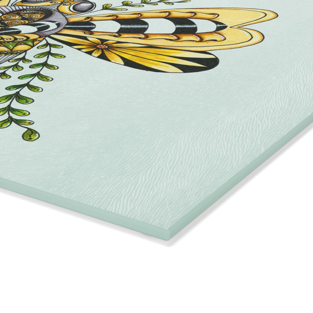 Queen Bee Glass Cutting Board