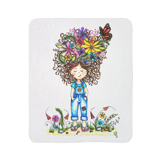 Free To Be Me! Fleece Sherpa Blanket