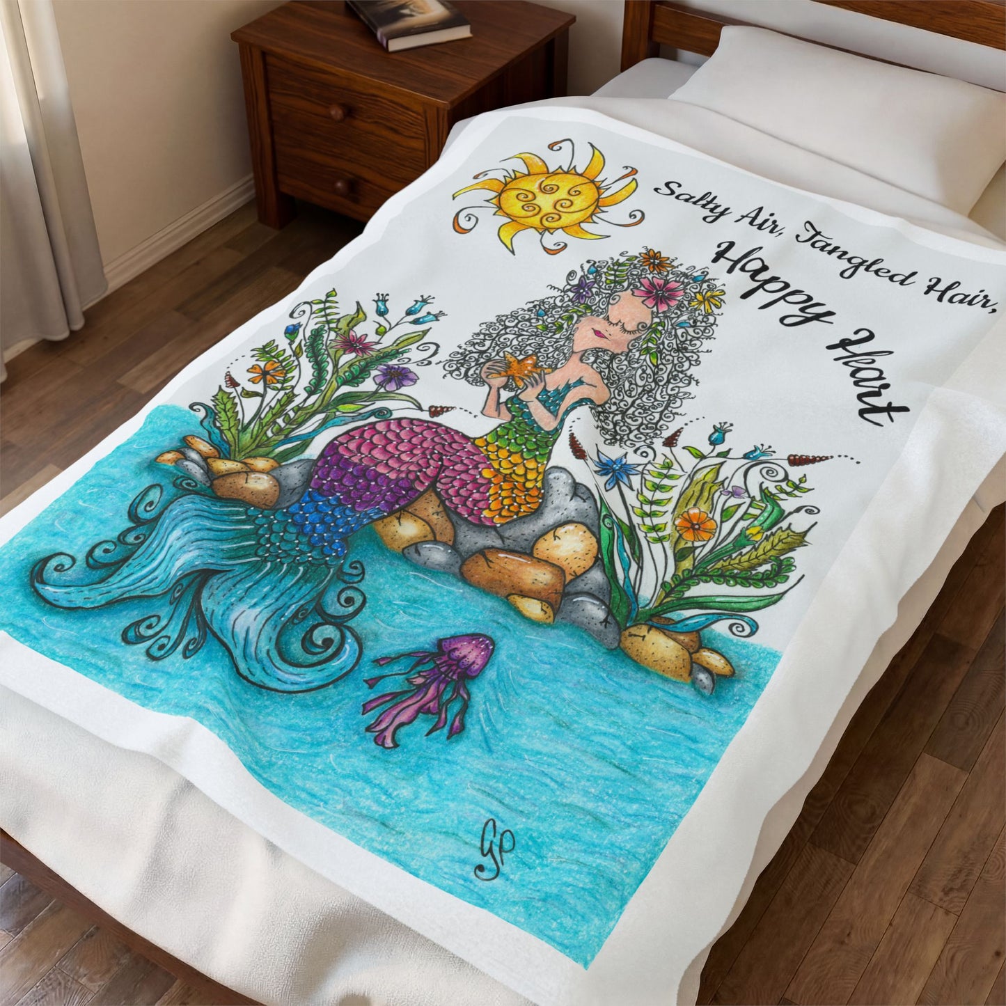 Mermaid Velveteen Plush Blanket