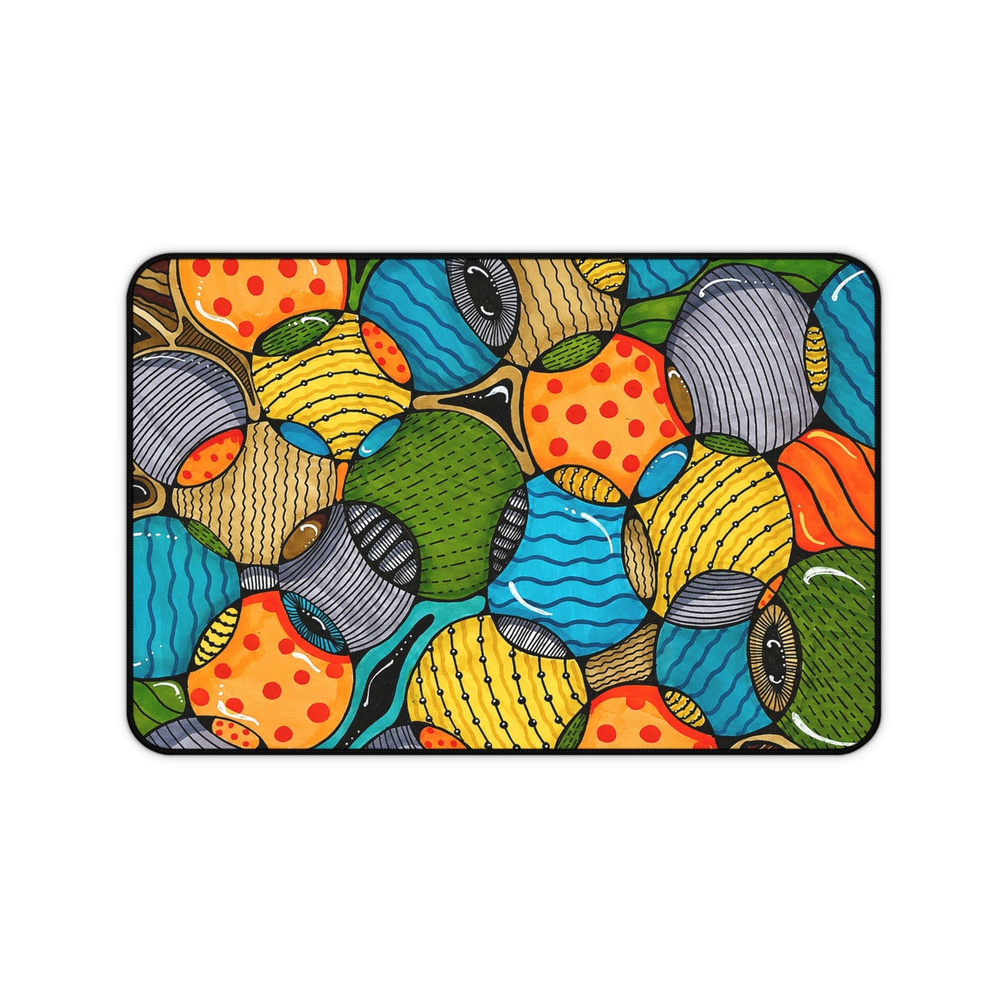 Funky Bubbles Desk Mat