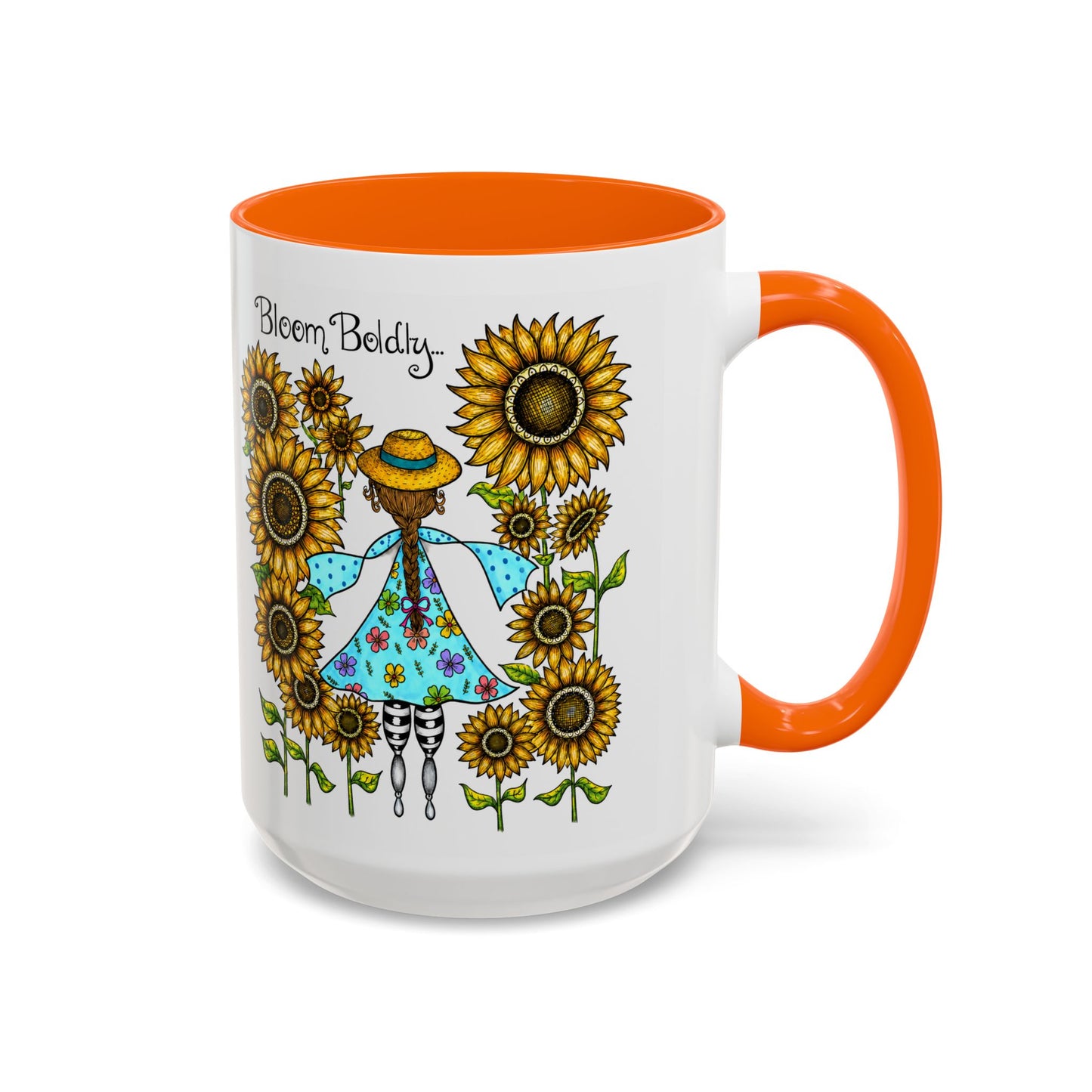 Bloom Boldly Accent Coffee Mug (11, 15oz)