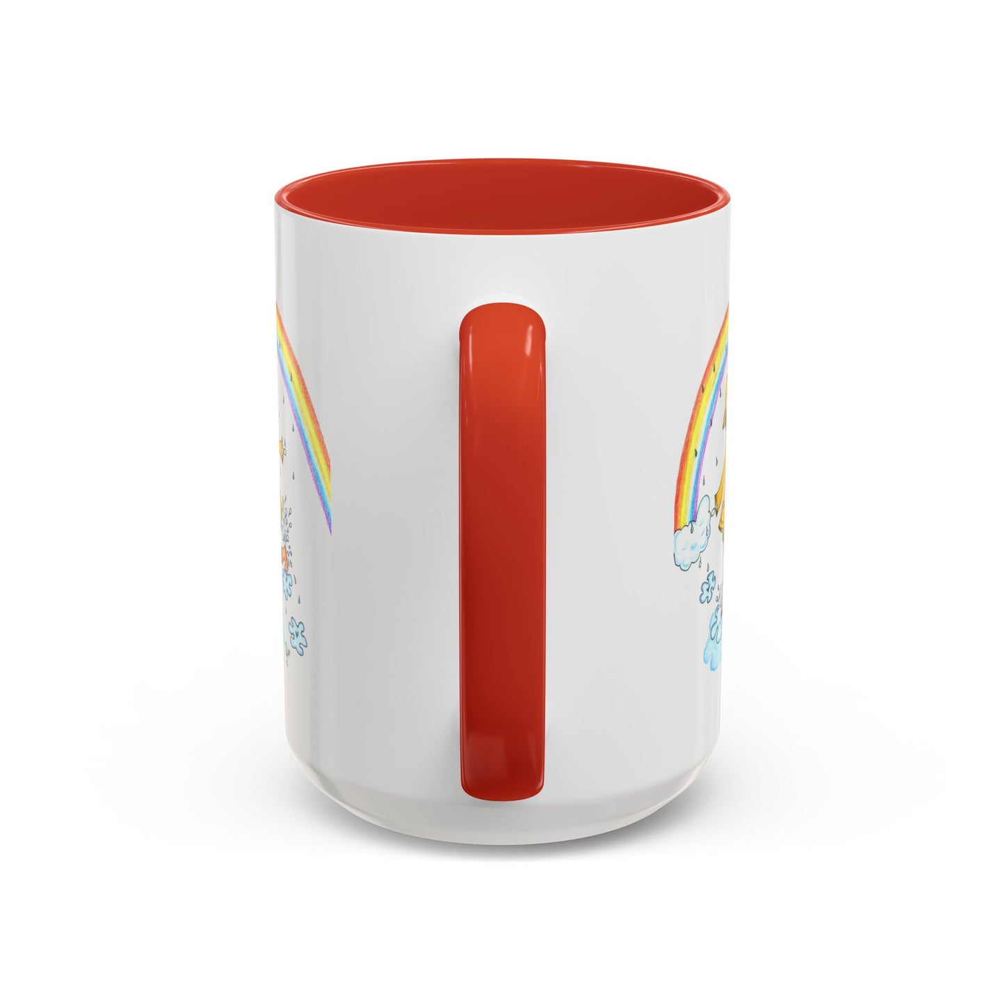 Dancing In The Rain Accent Coffee Mug (11, 15oz)