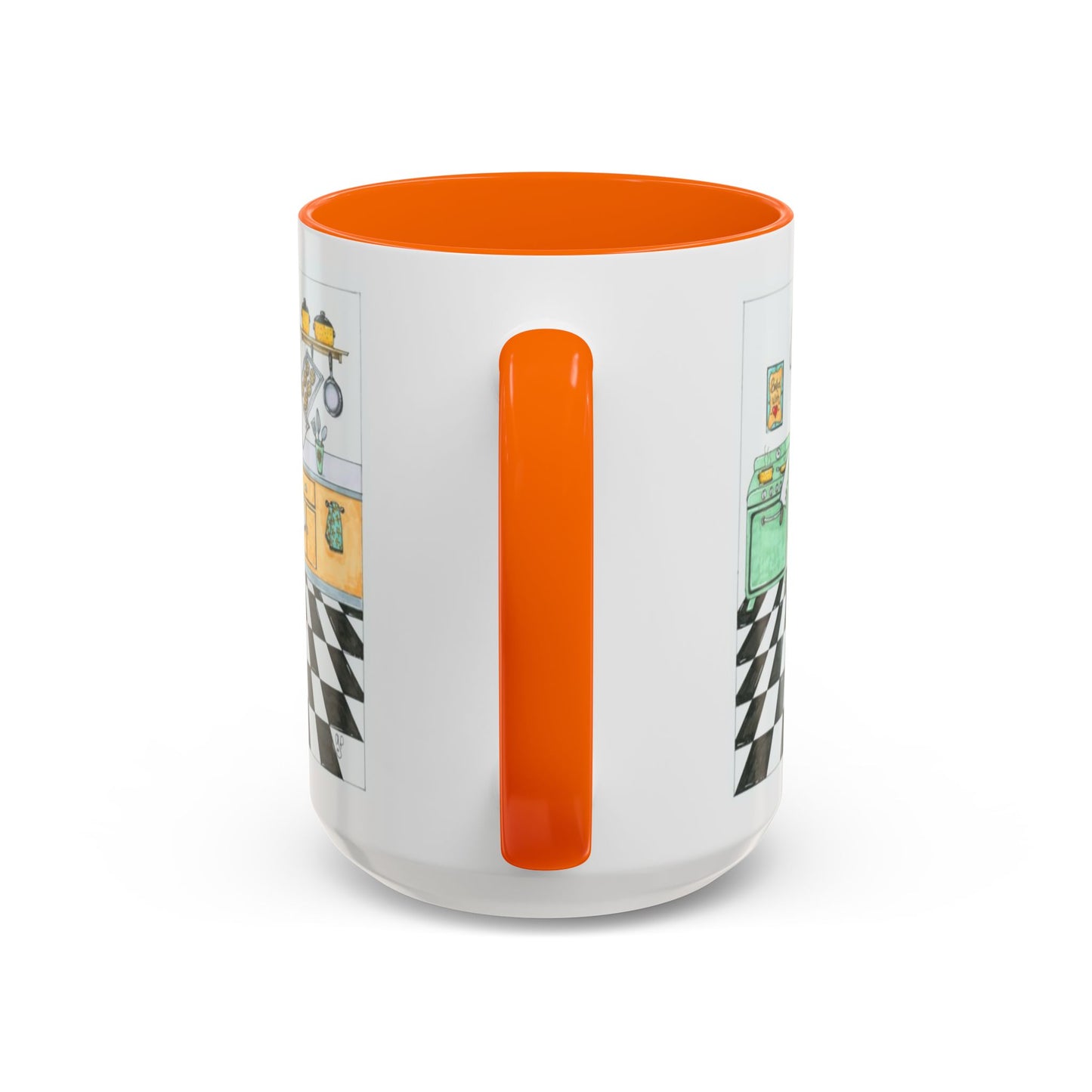 She Bakes! Accent Coffee Mug (11, 15oz)