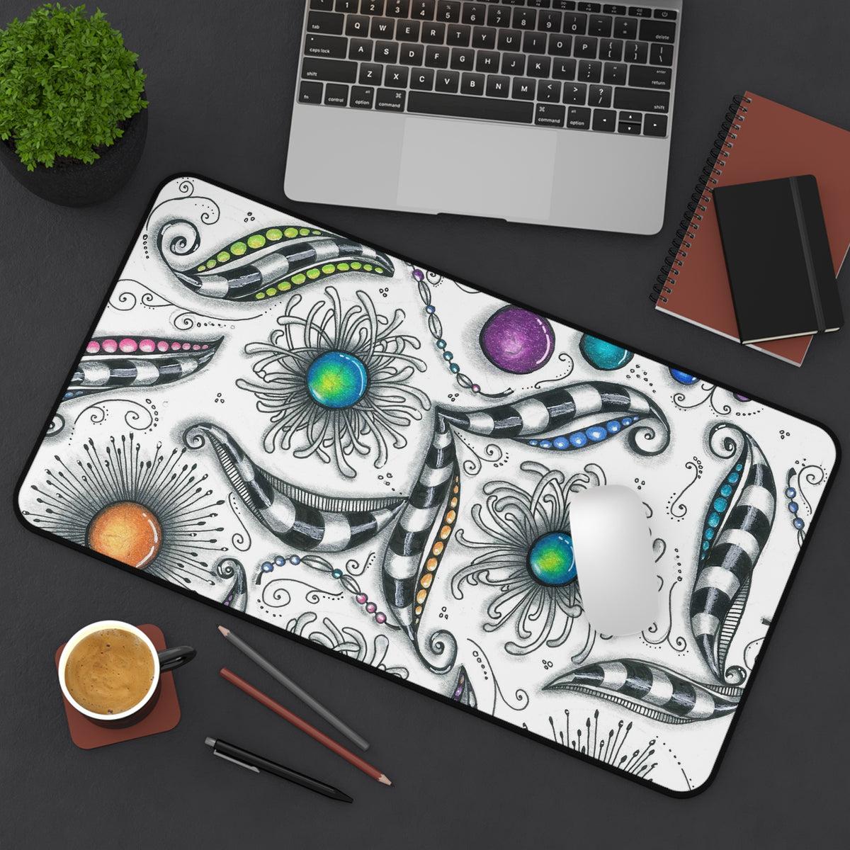 Zen Whimsy Desk Mat