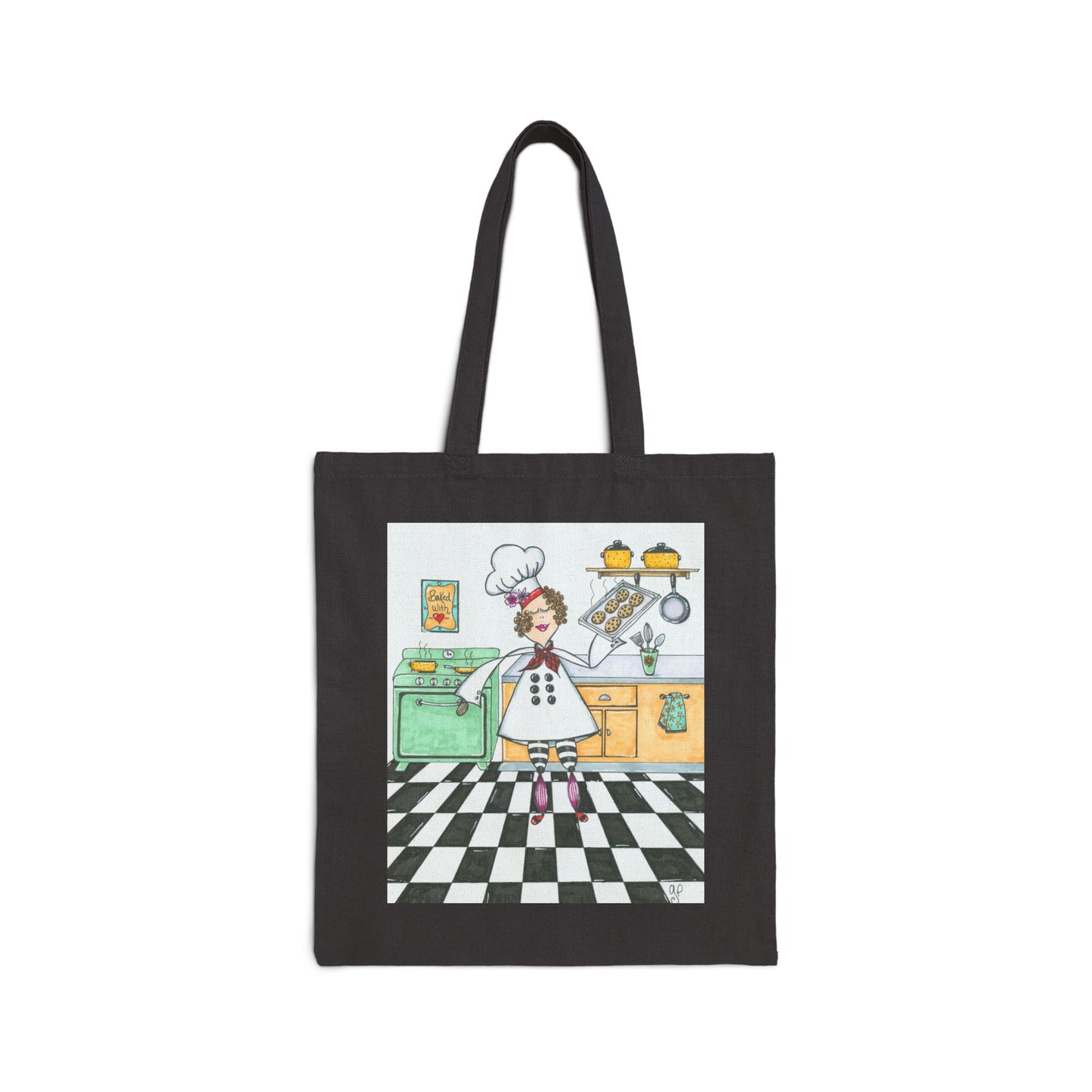 The Cookie Baker Cotton Canvas Tote Bag