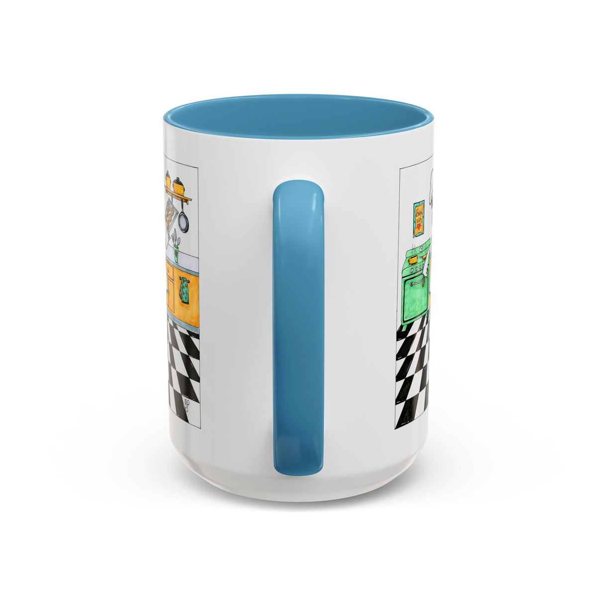 She Bakes! Accent Coffee Mug (11, 15oz)