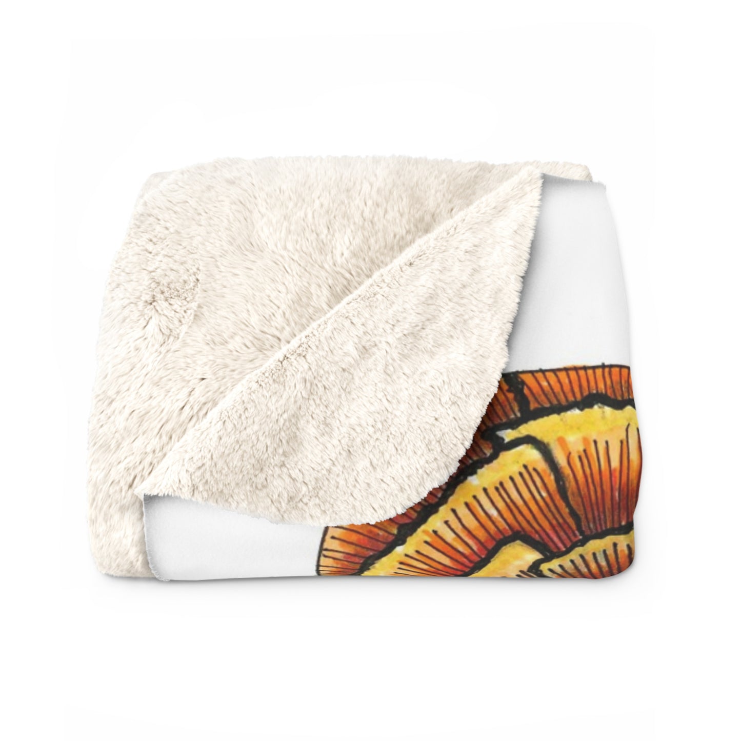 Wild Flowers Sherpa Fleece Blanket