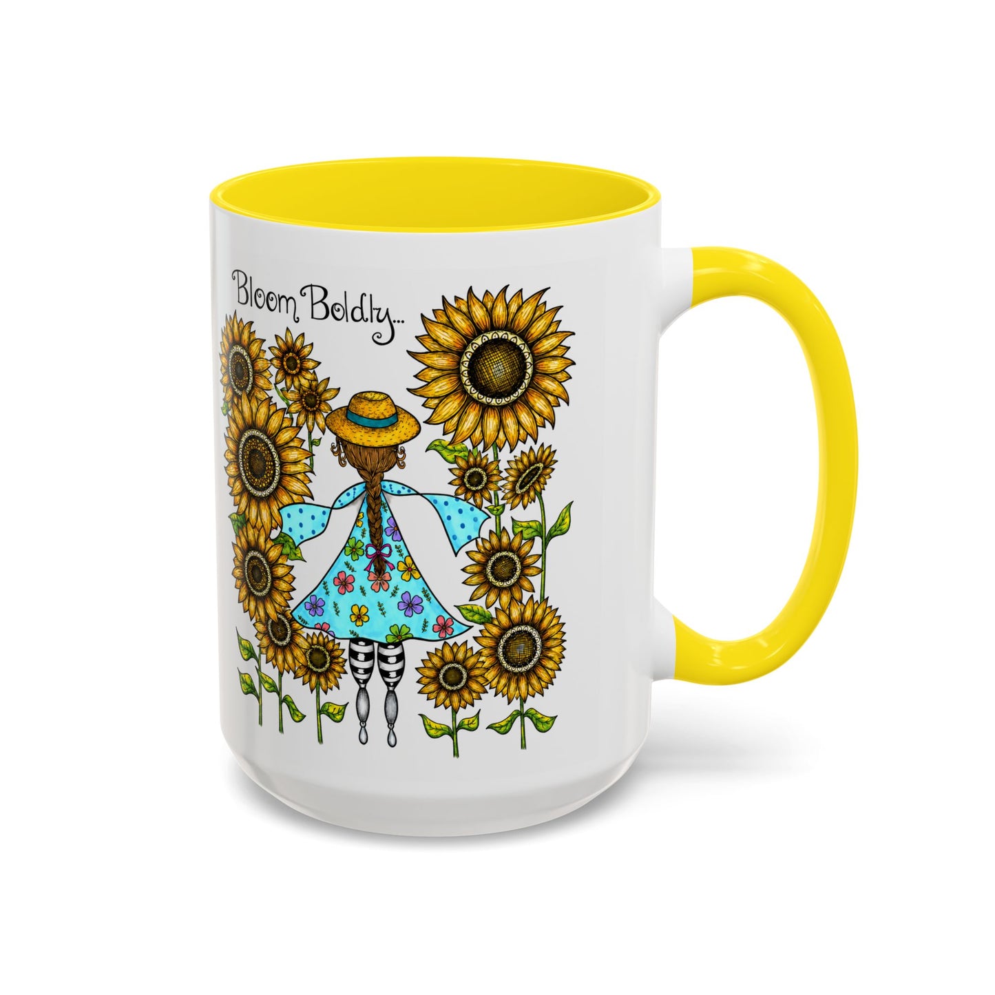 Bloom Boldly Accent Coffee Mug (11, 15oz)