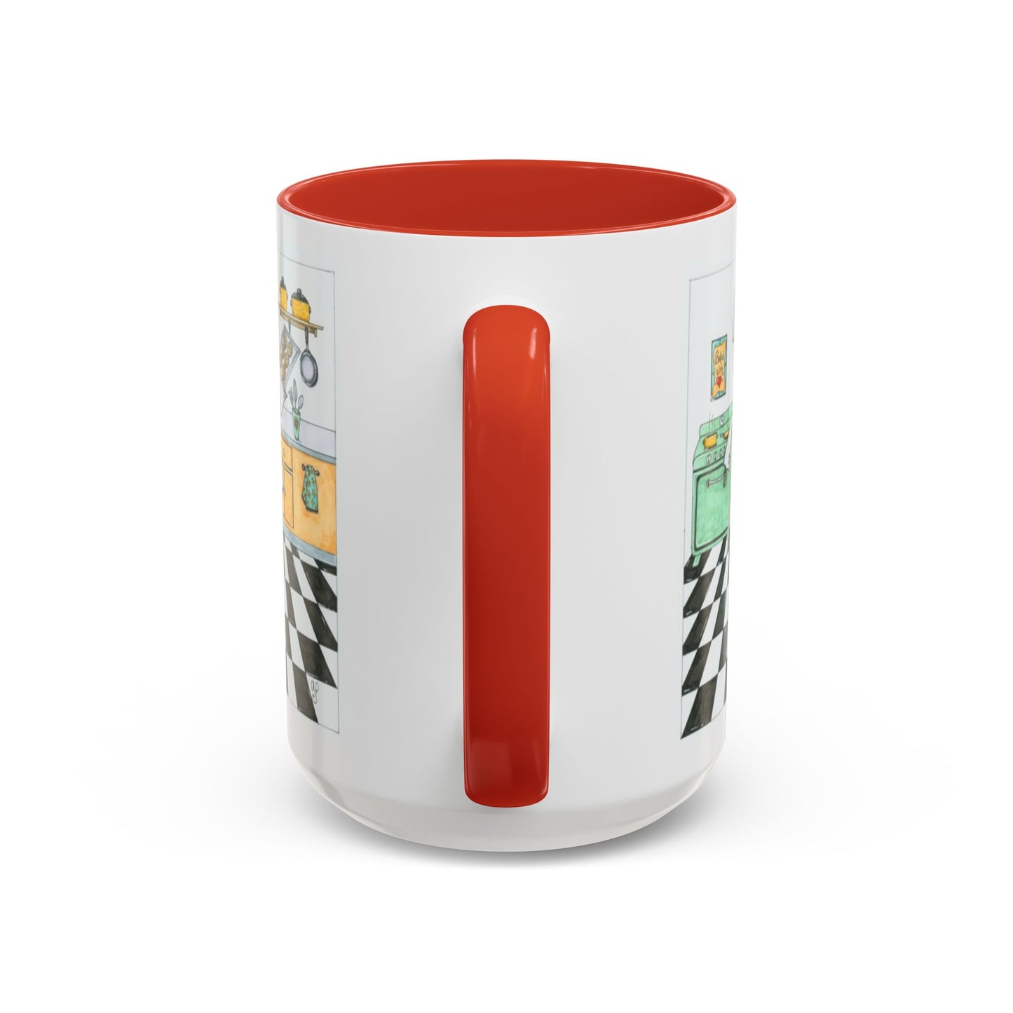 She Bakes! Accent Coffee Mug (11, 15oz)