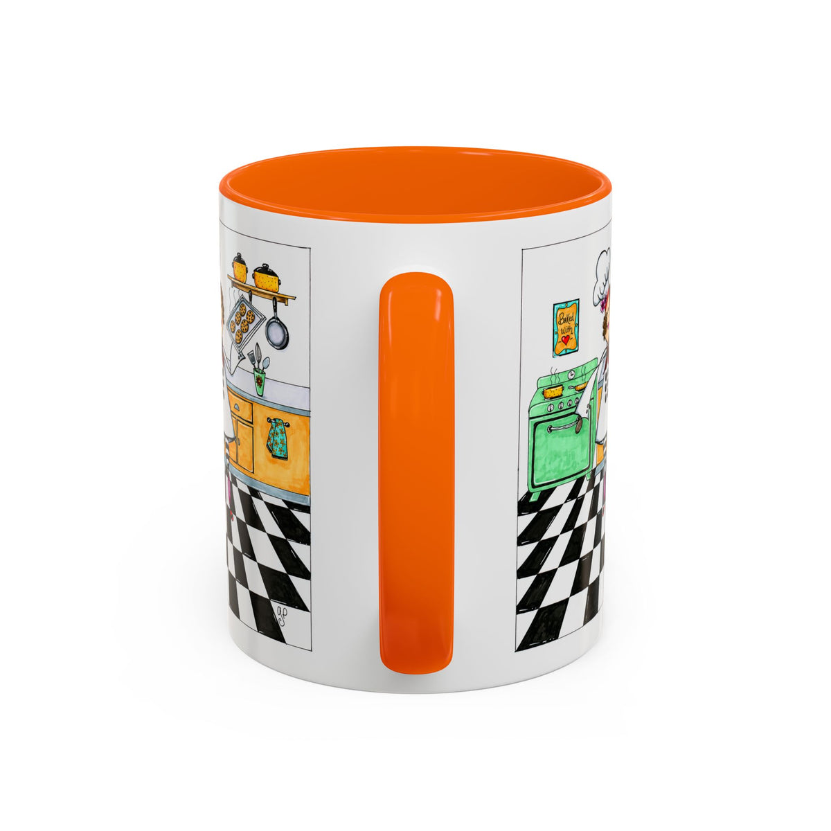 She Bakes! Accent Coffee Mug (11, 15oz)