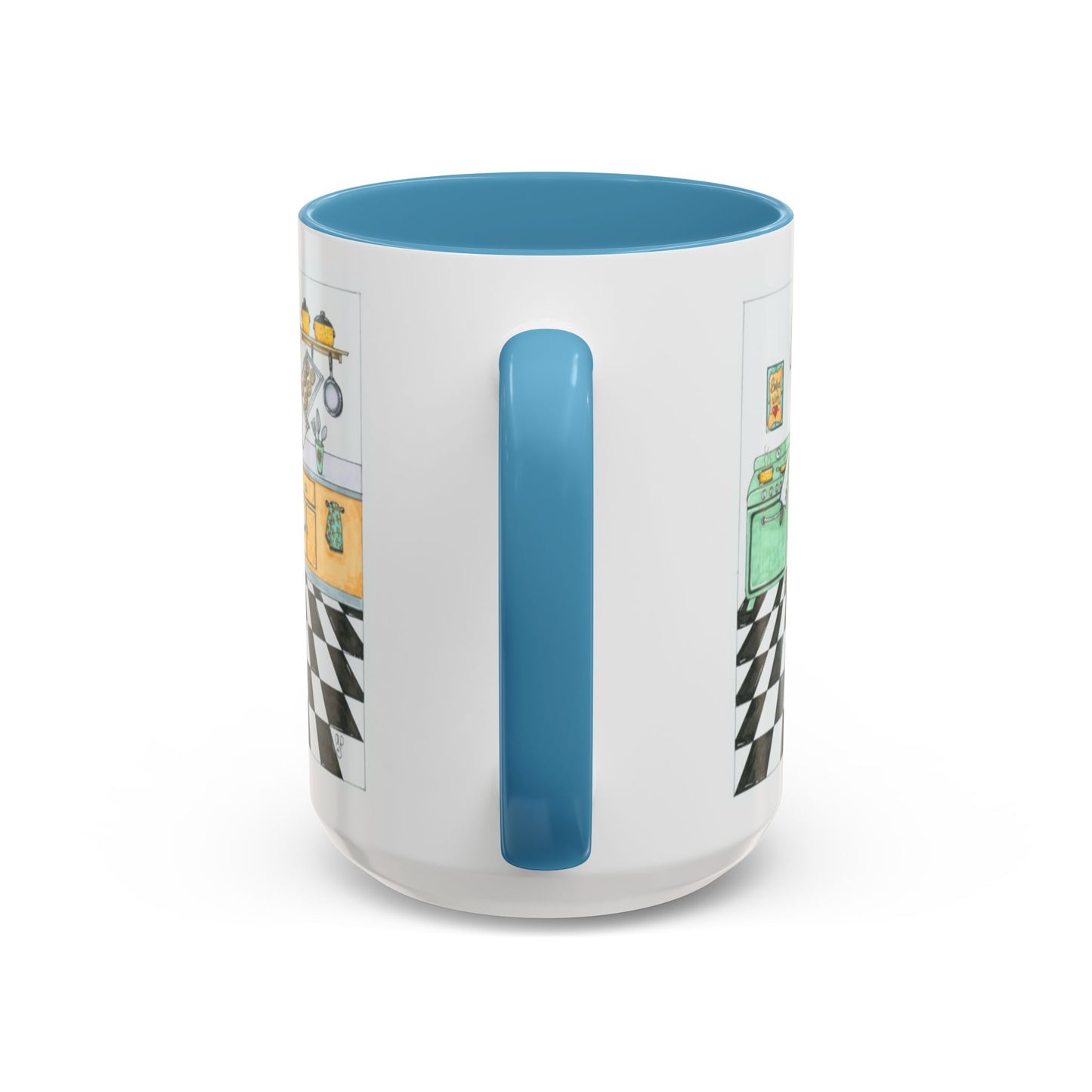 She Bakes! Accent Coffee Mug (11, 15oz)
