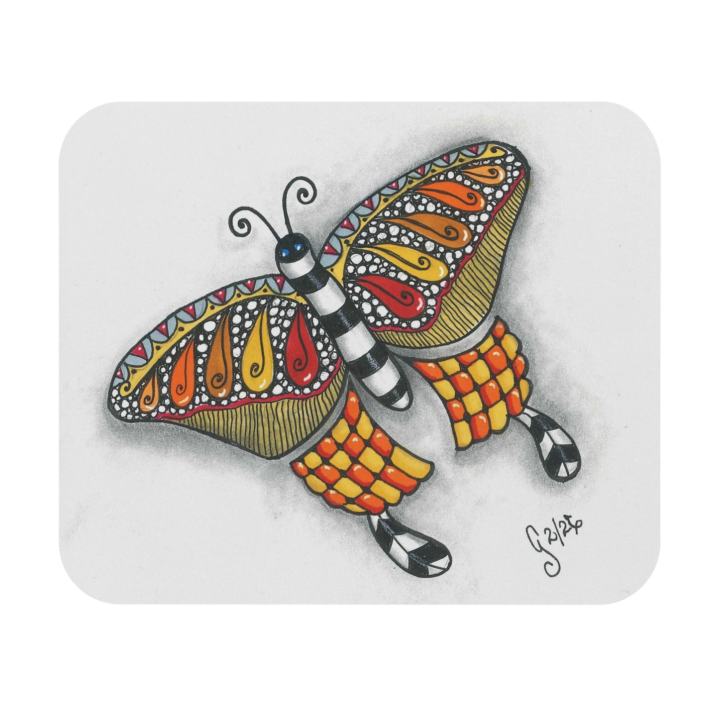 Butterfly Mouse Pad (Rectangle)
