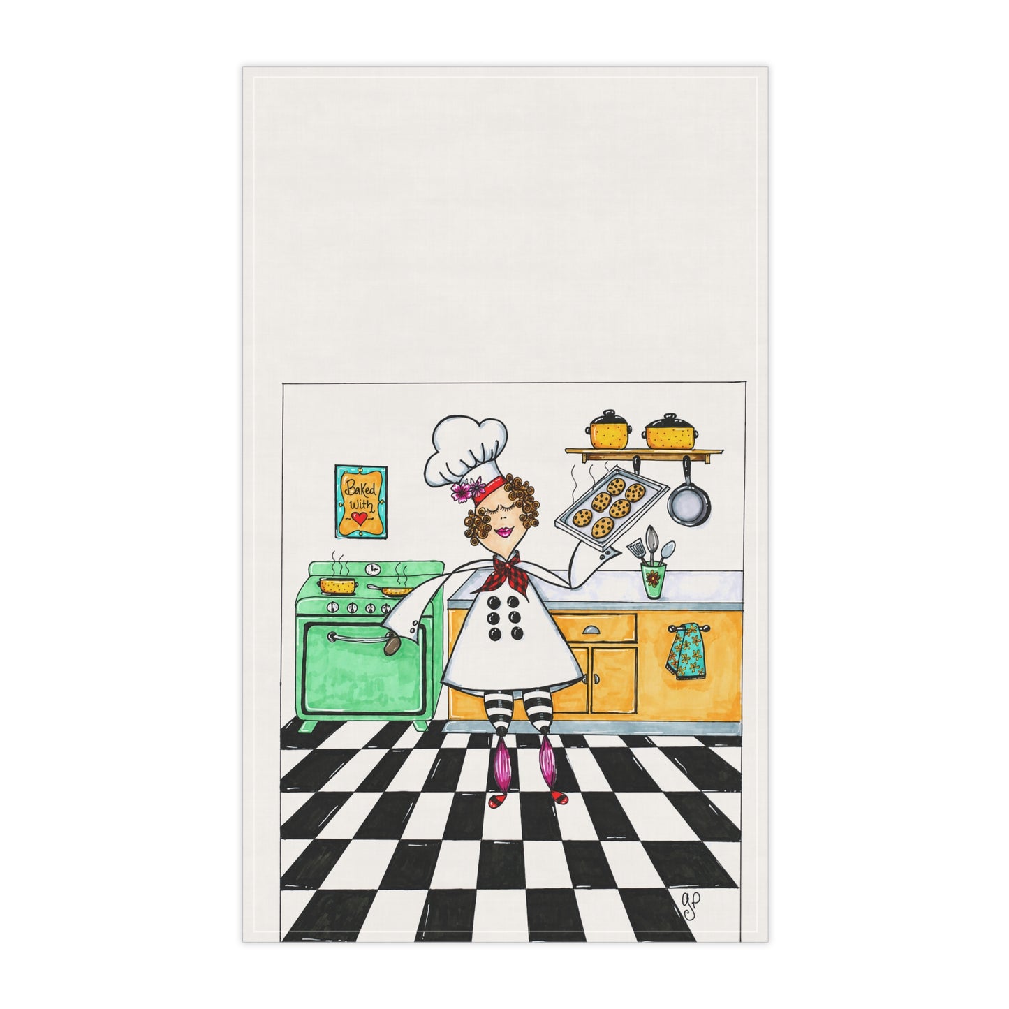 She Bakes Tea Towel