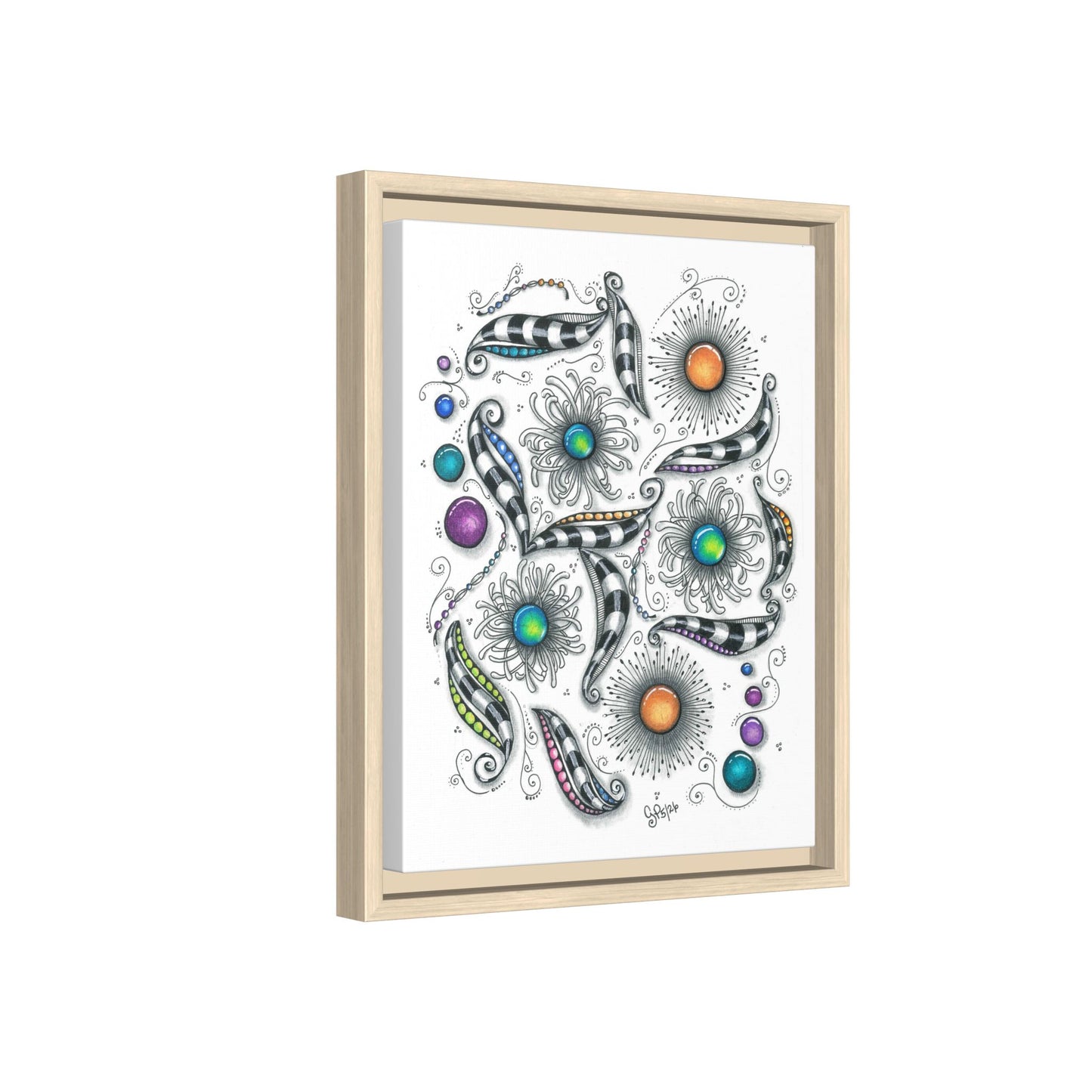 A Touch of Whimsy Matte Canvas, Framed (Multi-color)
