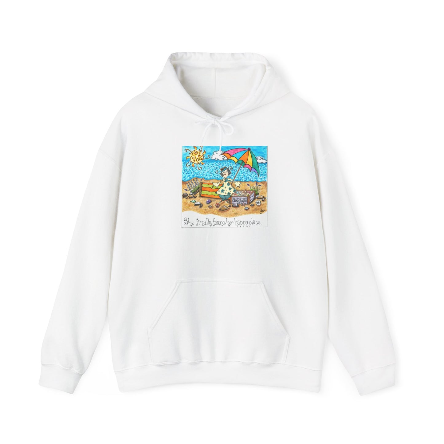 Happy Place Unisex Heavy Blend™ Hooded Sweatshirt