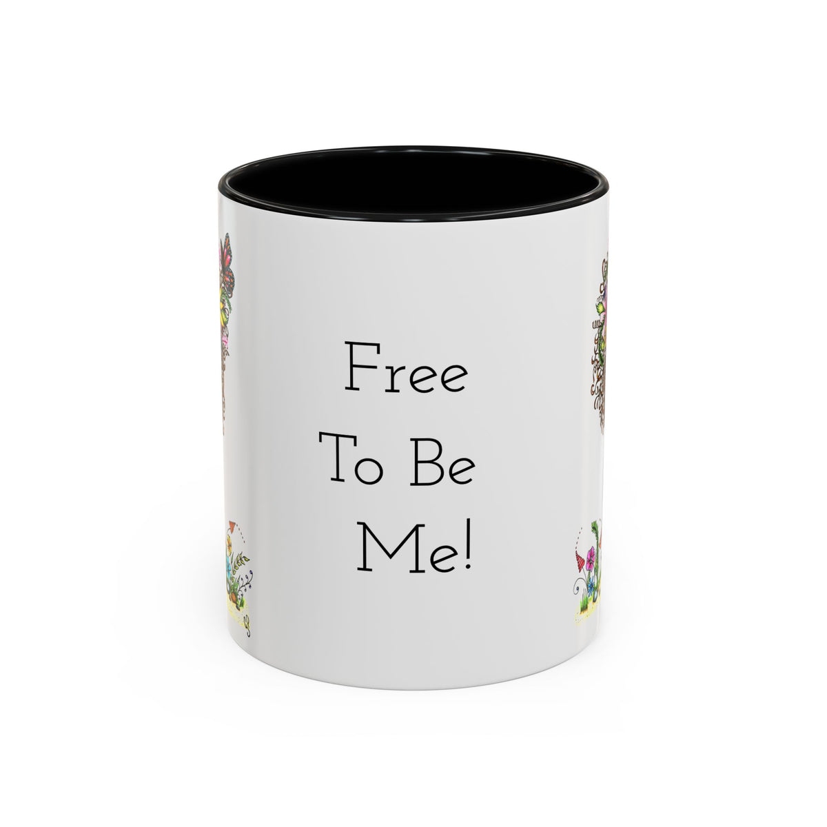 Free To Be Me! Accent Coffee Mug (11, 15oz)