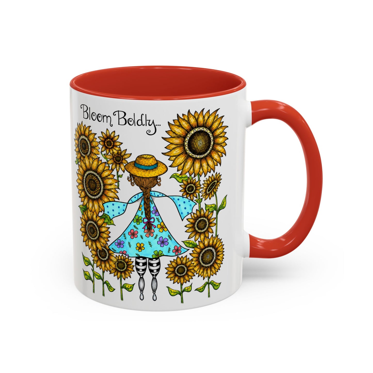 Bloom Boldly Accent Coffee Mug (11, 15oz)