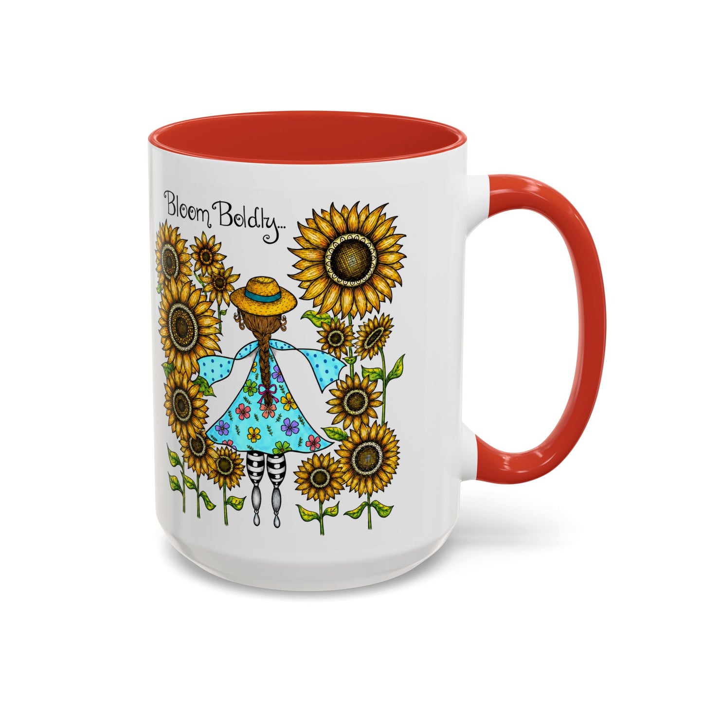 Bloom Boldly Accent Coffee Mug (11, 15oz)