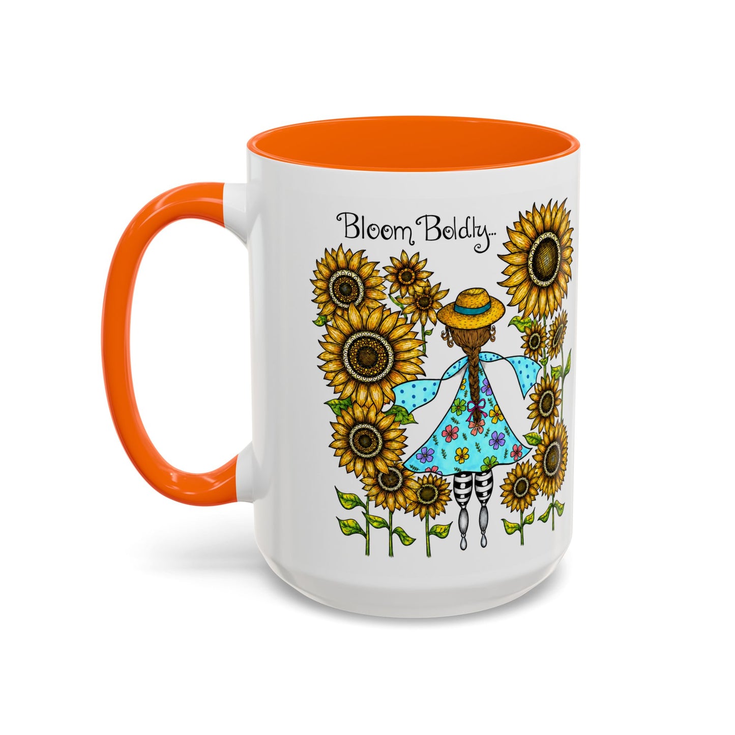 Bloom Boldly Accent Coffee Mug (11, 15oz)
