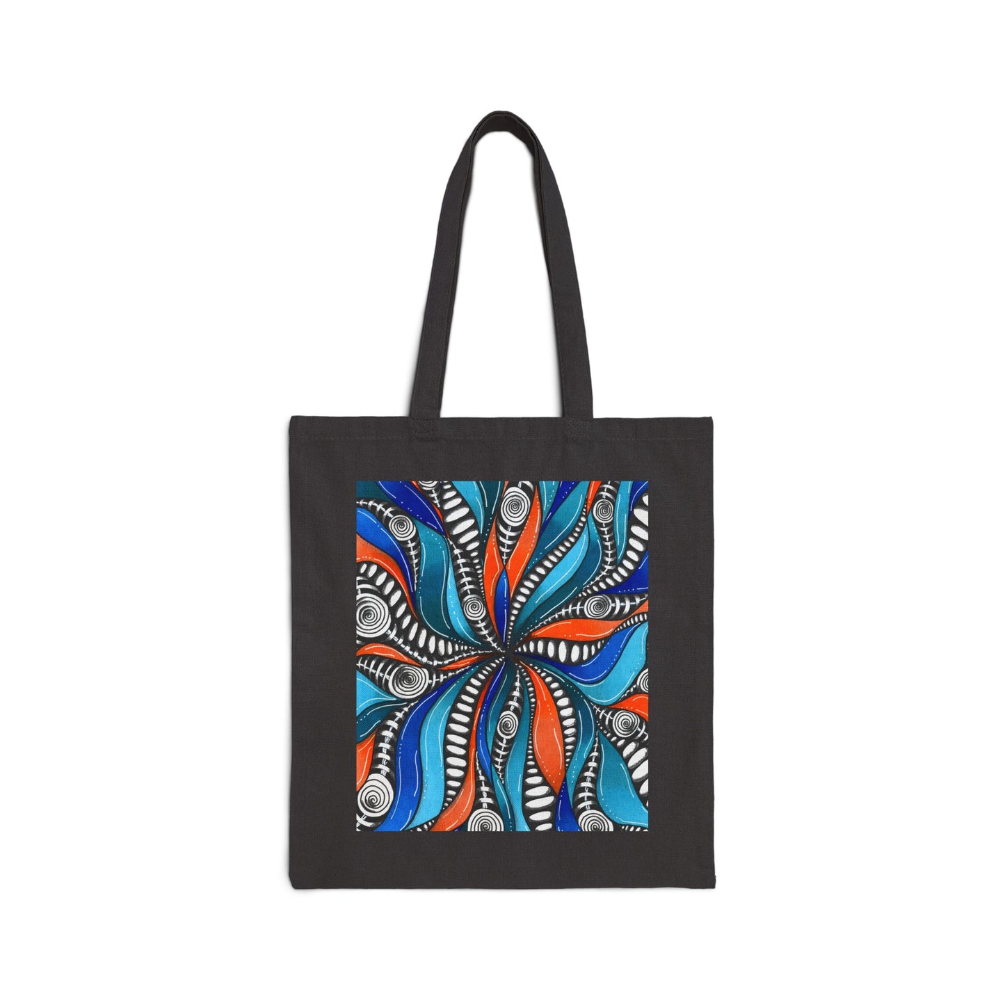 Wild Burst Cotton Canvas Tote Bag