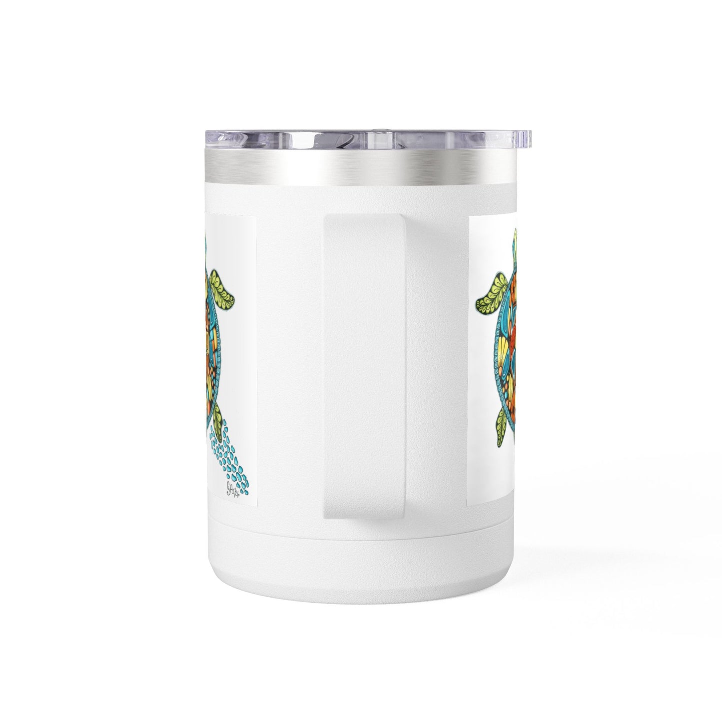 Sea Turtle Coffee Mug Tumbler, 15oz